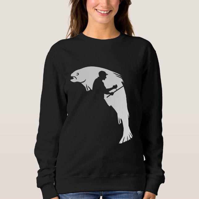 Sweatshirt Pêche Des Poissons Et Pêcheurs Pour Hommes (Devant)