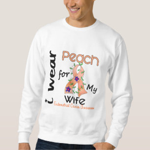 Sweatshirt Pêche d'usage du cancer du corps utérin I pour m