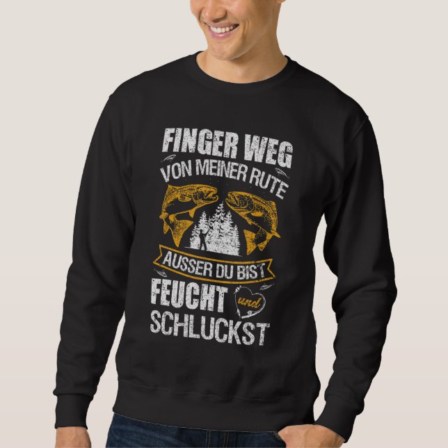 Sweatshirt Pêche : le doigt perdu pêcheur pêcheur (Devant)