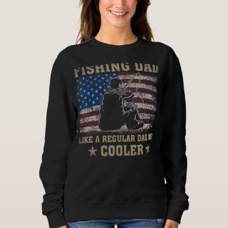 Sweatshirt Pêche Papa Comme Un Père Régulier Mais Glacière Dr