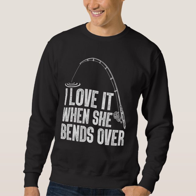 Sweatshirt Pêche Pour Hommes Femmes Pêcheurs Rod 2 (Devant)