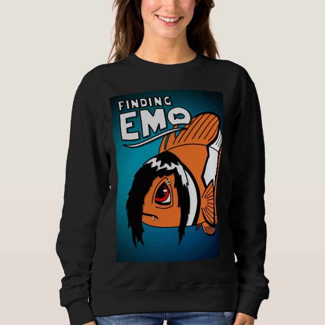 Sweatshirt Pêche Triste Poisson-clown (Devant)