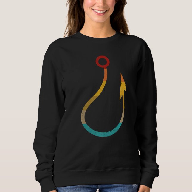 Sweatshirt Pêche Vintage rétro (Devant)