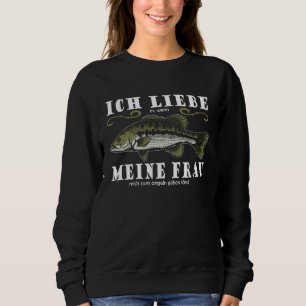 Sweatshirt Pêcheur à la ligne Fischer J'aime ma femme pêcheur