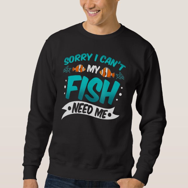 Sweatshirt Pêcheur de poisson Spin Bateau de pêche Aquariu (Devant)