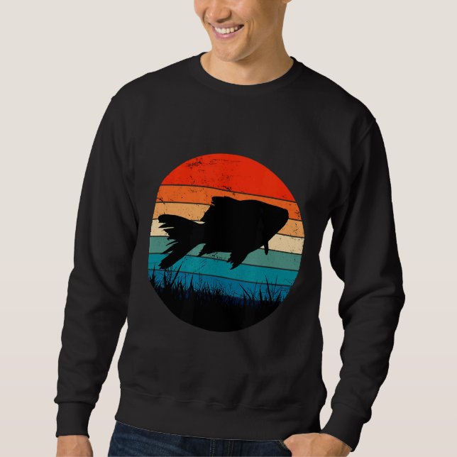 Sweatshirt Pêcheur de réservoir de poisson (Devant)