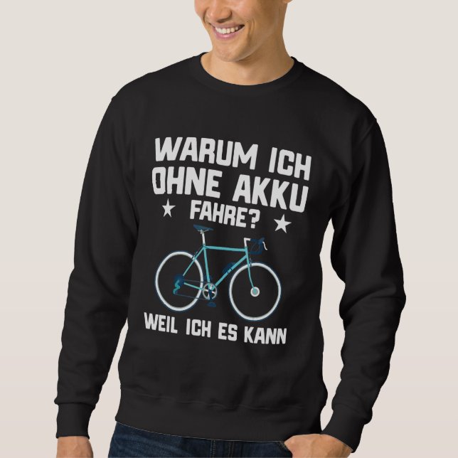 Sweatshirt Pedelec E Vélo Dire Vélo (Devant)