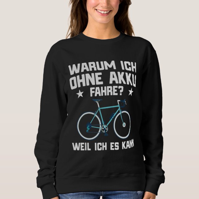 Sweatshirt Pedelec E Vélo Dire Vélo (Devant)