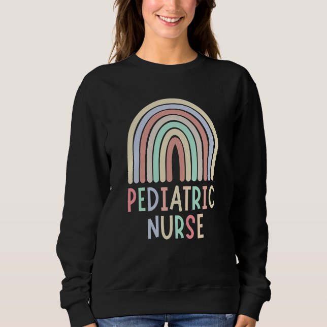 Sweatshirt Pediatric Nurse Future Nursing School For Women  1 (Devant)