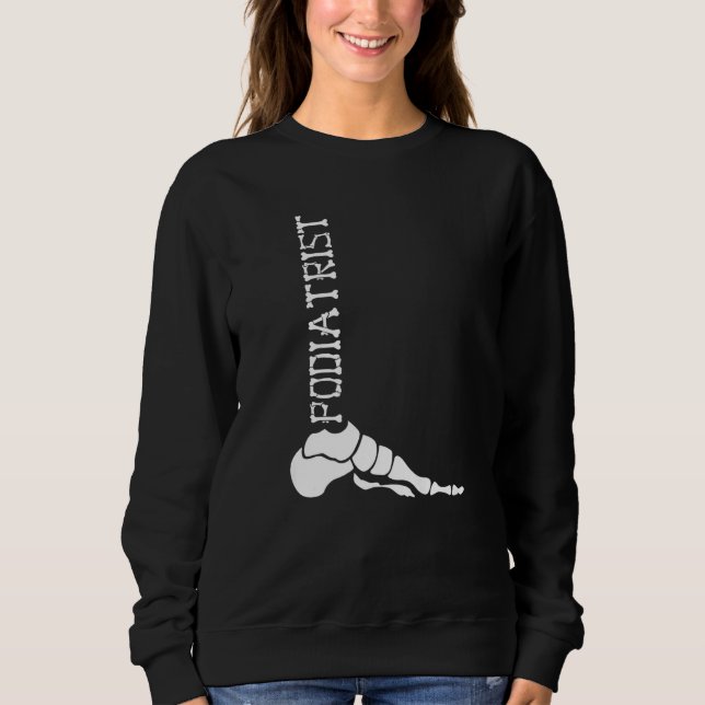 Sweatshirt Pédicure Podologue Podologie   (Devant)