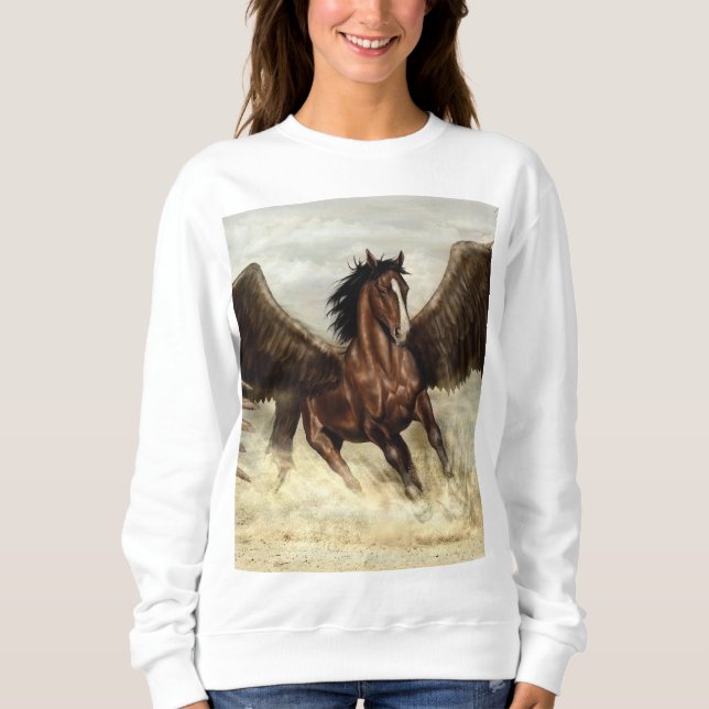 Sweatshirt Pégase ailé (Devant)