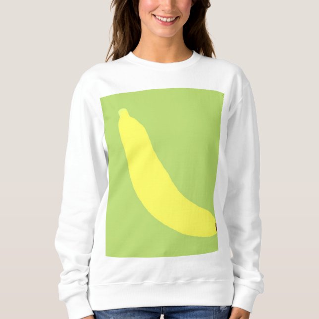 Sweatshirt peinture à la banane (Devant)