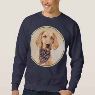 Sweatshirt Peinture à poils durs Vizsla - Jolie Art Original