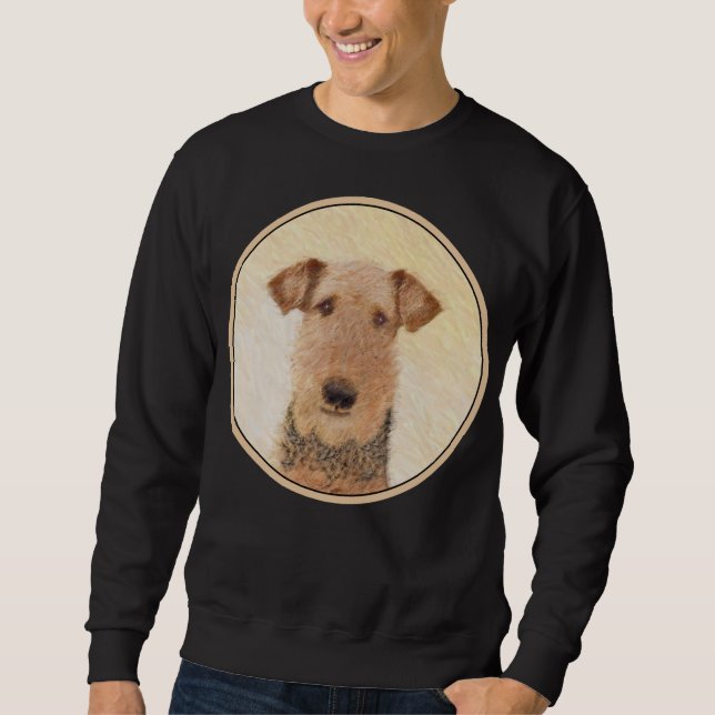 Sweatshirt Peinture Airedale Terrier - Cute Original Art (Devant)