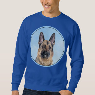 Sweatshirt Peinture berger allemande - jolie art original chi