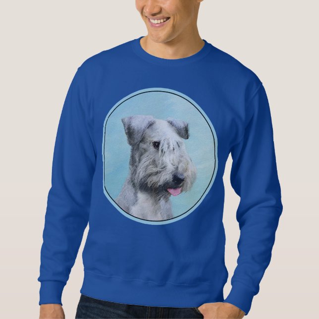 Sweatshirt Peinture Cesky Terrier - Cute Original Chien Art (Devant)