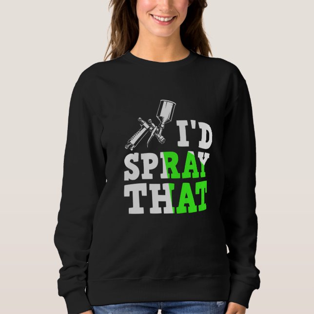 Sweatshirt Peinture de peinture automatique pistolet peinture (Devant)