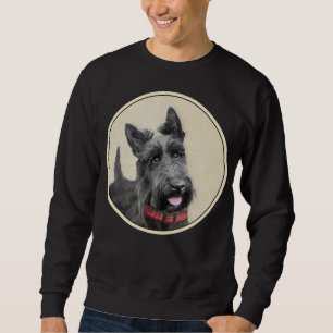 Sweatshirt Peinture écossaise Terrier - Cute Original Chien A