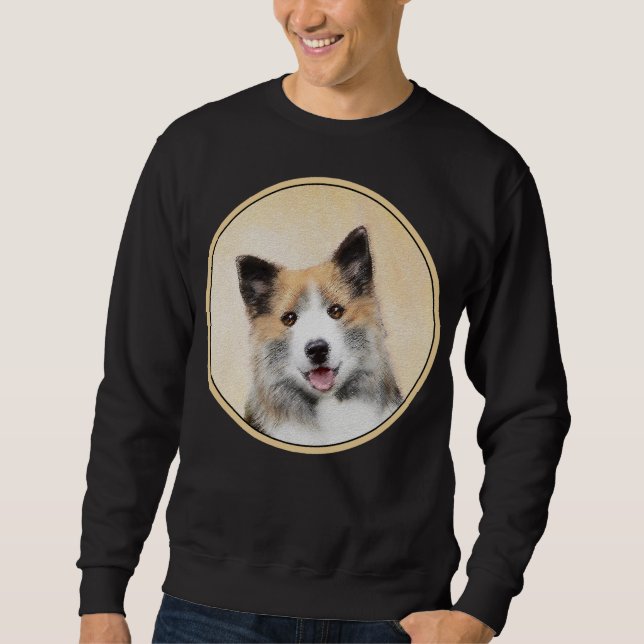 Sweatshirt Peinture islandaise pour chien de mer - Art origin (Devant)
