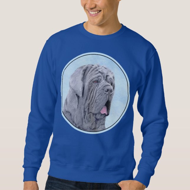 Sweatshirt Peinture Mastiff Neopolitan - Art Chien original (Devant)