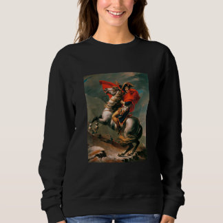 Sweatshirt Peinture Napoléon traversant les Alpes par Jacques