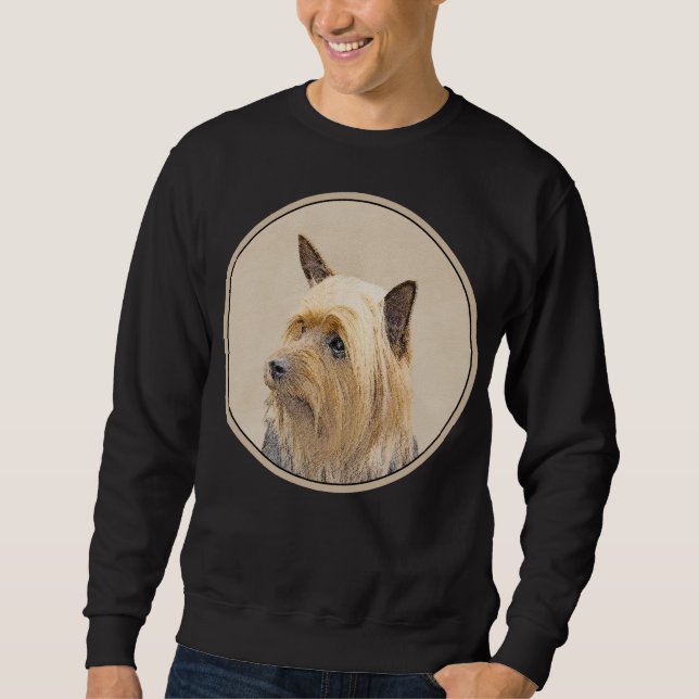 Sweatshirt Peinture Silky Terrier - Cute Original Chien Art (Devant)