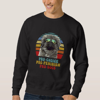 Sweatshirt Pékinois Pour le Choix Pour le Féminisme Pour les