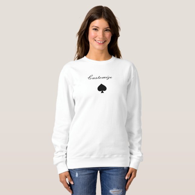 Sweatshirt pelle noire Thunder_Cove (Devant entier)