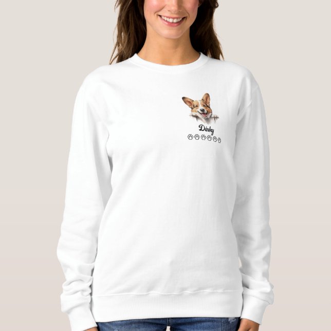 Sweatshirt Pembroke Welsh Corgi Chien (Devant)