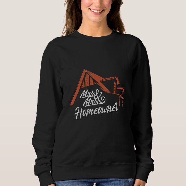 Sweatshirt Pendaison de crémaillère M & Mme Propriétaire (Devant)