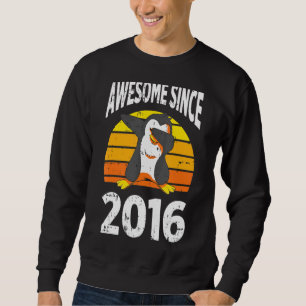 Sweatshirt Penguin stupéfiant depuis 2016 6e anniversaire 6 a