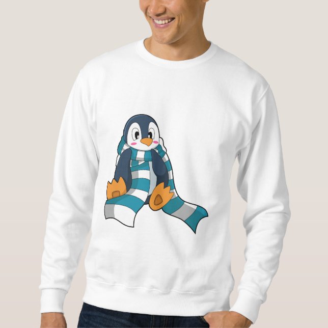 Sweatshirt Penguin with Scarf (Devant)