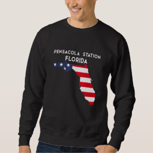 Sweatshirt Pensacola Station Floride USA State America Travel
