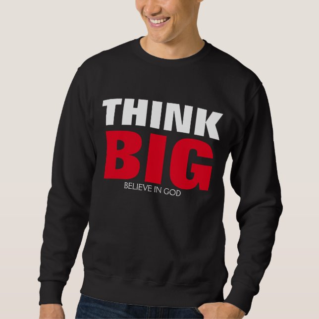 SWEATSHIRT PENSEZ GRAND T SHIRT (Devant)