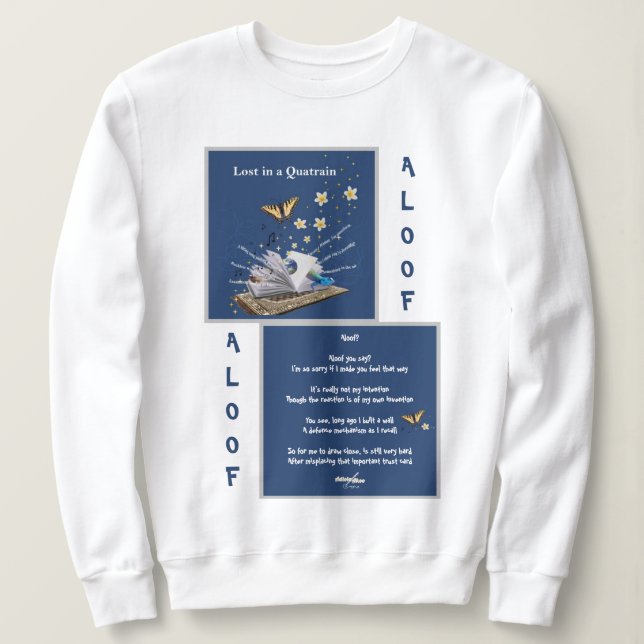 Sweatshirt Perdu dans un quasi-train par Adiela Akoo - Aloof (Design devant)