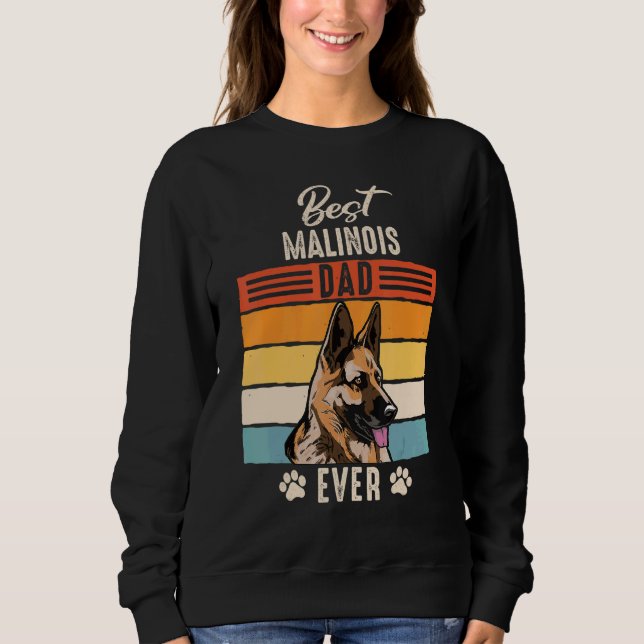 Sweatshirt Père de chien Malinois (Devant)