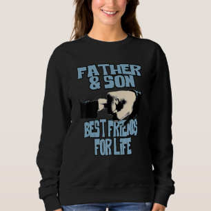 Sweatshirt Père Fils Meilleurs Amis De La Vie Premier Bump Ma