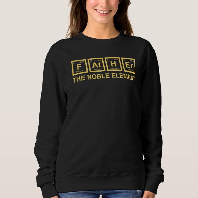 Sweatshirt Père Le Noble Élément Papa Père Science Chemi (Devant)