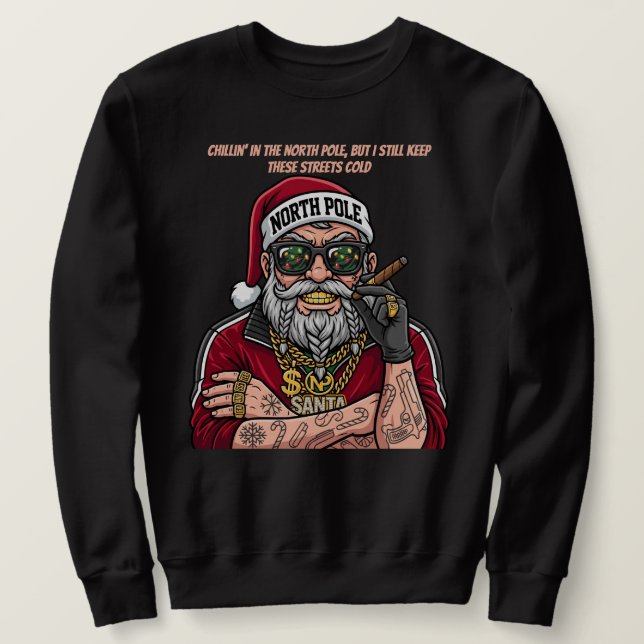 Sweatshirt Père Noël  (Design devant)