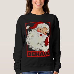 Sweatshirt Père Noël Comporter Noël Père Noël Vêtements de No