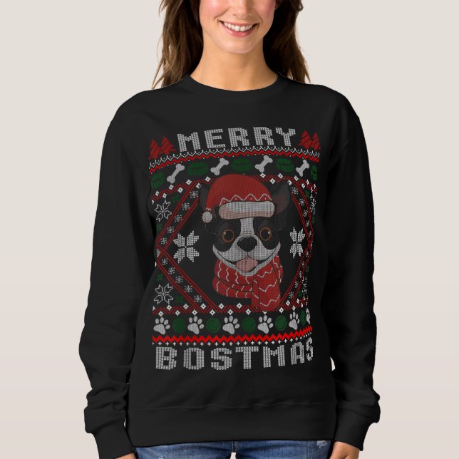 Sweatshirt Père Noël de Boston (Devant)