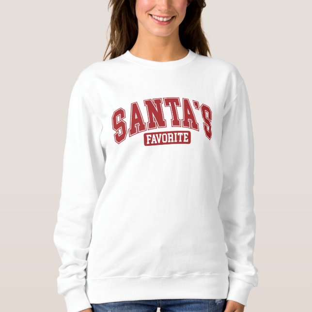 Sweatshirt Père Noël favori (Devant)