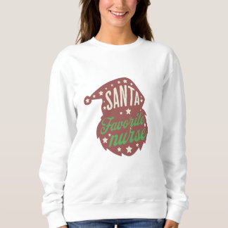 Sweatshirt Père Noël Infirmière préférée