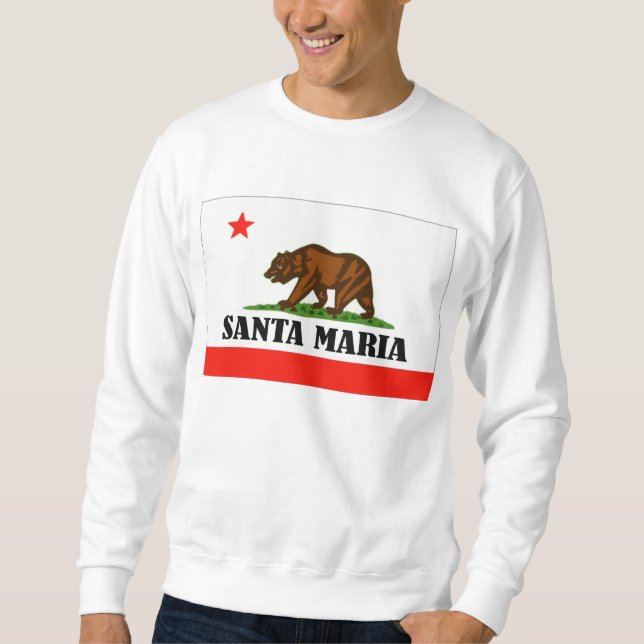Sweatshirt Père Noël Maria, Californie (Devant)