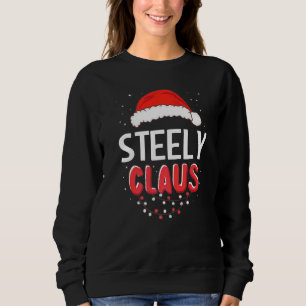 Sweatshirt Père Noël métallique Costume de Noël assorti Prem