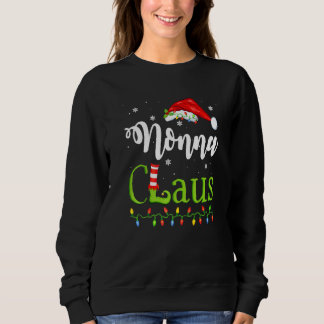 Sweatshirt Père Noël Nonna Claus Famille de correspondance de