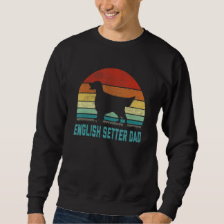Sweatshirt Père Setter Anglais Vintage Chien