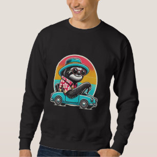 Sweatshirt Permis de conduire Sloth voiture conduite