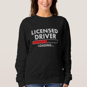 Sweatshirt Permis de l'apprenant de permis de conduire des pi