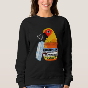 Sweatshirt Perroquet Antidépresseur Mignon I Conure Soleil